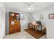 Office space with tile floors, bright natural light, and a large desk at 9752 County Road 121, Wildwood, FL 34785