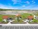 Beautifully landscaped common area features covered shelters, picnic spots and walking trails at 1548 Planters Point Rd, Kissimmee, FL 34744