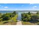 Aerial view showing the boat ramp and lake at 19627 Spring Oak Dr, Eustis, FL 32736