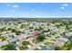 Panoramic aerial showing the neighborhood within a community filled with green spaces at 2015 Palo Alto Ave, The Villages, FL 32159