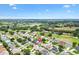Expansive aerial view showcases the neighborhood's layout and lush green spaces at 2015 Palo Alto Ave, The Villages, FL 32159