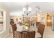 Breakfast nook view with a view into the living room and kitchen at 3319 Barrington Ct, The Villages, FL 32162