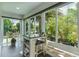 Relaxing sunroom filled with natural light and views of the garden at 3433 Nestlebranch Ave, The Villages, FL 32163
