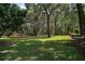 Expansive backyard with lush greenery and mature trees create a serene outdoor space at 35350 County Road 439, Eustis, FL 32726