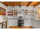 Modern kitchen featuring stainless steel appliances and plenty of cabinet storage at 421 W 10Th Ave, Mount Dora, FL 32757