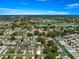 Sweeping aerial perspective of a community with tidy residences, beautiful lakes, and lush landscape, capturing an idyllic setting at 8069 Se 174Th Ludlow Pl, The Villages, FL 32162