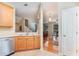The kitchen features stainless steel appliances and a pass-through to the dining and living area at 866 Ashworth Overlook Dr # B, Apopka, FL 32712