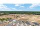 Aerial landscape showing the neighborhood and beautiful horizon beyond homes in a beautiful community at 9181 Se 166Th Sprung Ln, The Villages, FL 32162