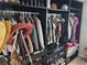 Closet with custom shelving and clothing racks maximizing storage at 1033 N Jacks Lake Rd, Clermont, FL 34711