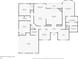 Detailed floor plan showcasing the layout, including the primary bedroom, living room, and garage at 10465 Se 41St Ter, Belleview, FL 34420