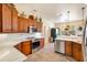 Spacious kitchen with stainless steel appliances, marble countertops, and abundant cabinet space at 10465 Se 41St Ter, Belleview, FL 34420