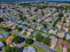 Lovely single-story homes in a well-maintained neighborhood with mature trees and green spaces at 1060 Davenport Dr, The Villages, FL 32162