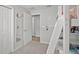 Bedroom featuring white doors, mirror, carpet and loft bed at 1247 Mezzavalle Way, Auburndale, FL 33823