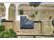 Aerial view of house surrounded by large yard with lush lawns and fencing at 14350 Se 36Th Ave, Summerfield, FL 34491