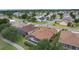Inviting backyard with pool, screened-in lanai, well-kept lawn, and lush landscaping nestled in quiet neighborhood at 1972 Palo Alto Ave, The Villages, FL 32159