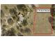 Aerial view showcasing a 1.75 acre fenced property with a home, barn, and mature trees at 23130 Brouwertown Rd, Howey In The Hills, FL 34737