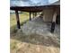 A covered patio in the back of the home at 23130 Brouwertown Rd, Howey In The Hills, FL 34737