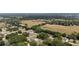 Aerial view showcasing the property's location within a lush, green neighborhood setting at 8635 Se 156 St, Summerfield, FL 34491