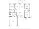 Detailed floor plan showcases the home's layout, including bedrooms, kitchen, living room, garage, and outdoor patio at 8635 Se 156 St, Summerfield, FL 34491
