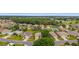 A picturesque aerial view of a neighborhood with well-manicured lawns and mature trees at 12687 Se 90Th Ter, Summerfield, FL 34491