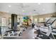 Bright fitness center features modern weight machines, treadmills and plenty of natural light at 14430 Desert Haven St # 4302, Windermere, FL 34786
