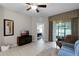 Comfortable living room with stylish decor and easy access to an outdoor patio at 14430 Desert Haven St # 4302, Windermere, FL 34786