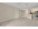 Open-concept living space with tile floors, neutral walls, and a ceiling fan at 1460 Lake Shadow Cir # 7102, Maitland, FL 32751