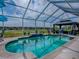 Beautiful pool featuring screened enclosure, patio and serene backyard views at 17563 Se 122Nd Ter, Summerfield, FL 34491