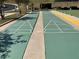 Outdoor shuffleboard courts, perfect for enjoying friendly competition and community activities at 3083 Pinnacle Ct, Clermont, FL 34711