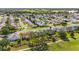 Stunning aerial view of a Primary-planned community featuring well-maintained homes and lush landscaping at 3393 Talley Ridge Dr, The Villages, FL 32162