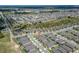 Expansive aerial view of a suburban neighborhood with well-maintained homes and lush green spaces in a vibrant community at 503 Vigo St, Davenport, FL 33837