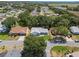 This aerial photo showcases the property within a well-established, desirable community at 5712 Connors St, Leesburg, FL 34748