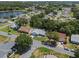 This aerial photo showcases the property within a well-established, desirable community and waterways at 5712 Connors St, Leesburg, FL 34748