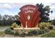 Attractive Highland Lakes entrance sign featuring mature landscaping and a fountain at 5712 Connors St, Leesburg, FL 34748