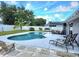 Inviting pool area with lounge chairs and a patio overlooking the pool at 607 Baldwin Dr, Kissimmee, FL 34758