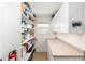 Walk-in pantry featuring ample shelving and countertop space for organized storage at 616 Hartford Ln, The Villages, FL 32162