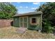View of the backyard shed at 6259 Se 120Th Pl, Belleview, FL 34420
