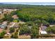 Aerial view of a home surrounded by lush greenery, showcasing the property's expansive land and serene setting at 6750 Sunnyside Dr, Leesburg, FL 34748