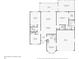 Detailed floor plan showcasing the layout of the home including bedrooms, living spaces, and outdoor areas at 802 San Salvador Dr, The Villages, FL 32159