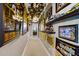 Long hallway adorned with Steelers memorabilia and decor at 9648 Weatherstone, Windermere, FL 34786
