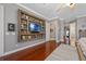 Main bedroom showcases custom built-ins and ample space to relax and unwind at 9648 Weatherstone, Windermere, FL 34786