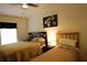 Bedroom featuring two twin beds with neutral bedding and ceiling fan at 10115 Regent Park Dr # 2503, Orlando, FL 32825