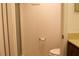 Bathroom featuring a toilet and adjacent stall shower at 10115 Regent Park Dr # 2503, Orlando, FL 32825