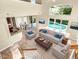 Open concept floor plan with views of the pool at 108 Whispering Pines Way, Davenport, FL 33837