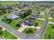 Wonderful aerial view of the home surrounded by lush landscaping and a quiet neighborhood at 12118 Se 175Th Loop, Summerfield, FL 34491