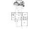Detailed floor plan showing layout of bedrooms, bathrooms, kitchen, and living spaces at 13875 Se 97Th Ave, Summerfield, FL 34491