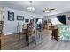 Open concept living space featuring modern flooring and plenty of natural light at 1722 Moreno Pl, The Villages, FL 32159