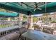 Inviting outdoor barbecue area with grill and ample seating near the pool at 1930 Farmington Ct, Clermont, FL 34711