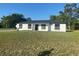 Charming single-story home with a well-manicured lawn, contrasting trim, and a classic design at 2 Pine Terrace Way, Ocala, FL 34472