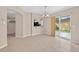 Dining area showcasing tile floors, neutral paint colors and kitchen access at 2744 Gresham Ave, The Villages, FL 32162